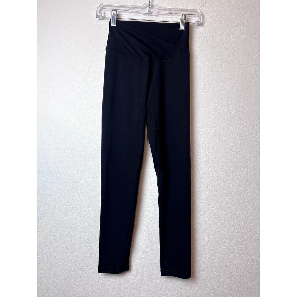 Aerie OFFLINE Real Me High Waisted Crossover Leggings Black Women's Size M